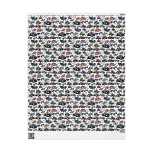 Gift Wrap Papers, wrapping paper - super fun monster trucks, fun boy or girl wrapping paper, unique gift wrap for kids image 7