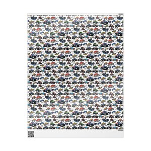 Gift Wrap Papers, wrapping paper - super fun monster trucks, fun boy or girl wrapping paper, unique gift wrap for kids image 6