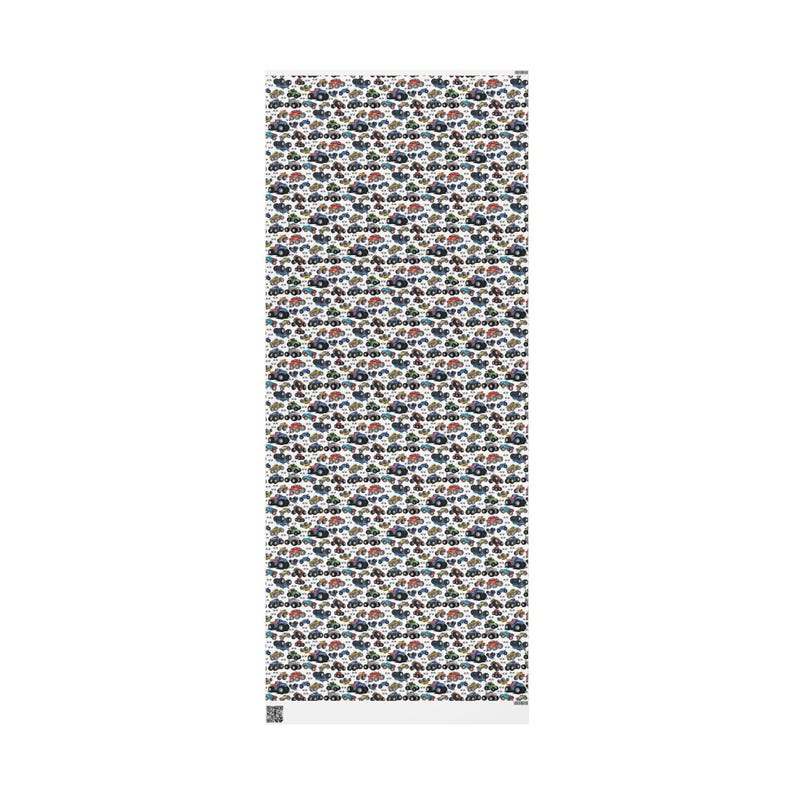 Gift Wrap Papers, wrapping paper - super fun monster trucks, fun boy or girl wrapping paper, unique gift wrap for kids image 9