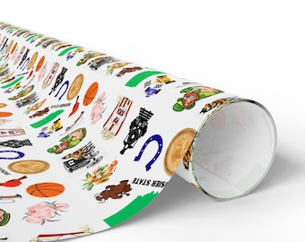 Gift Wrap Papers - All things fabulous about the wonderful state of Indiana - The Hoosier State