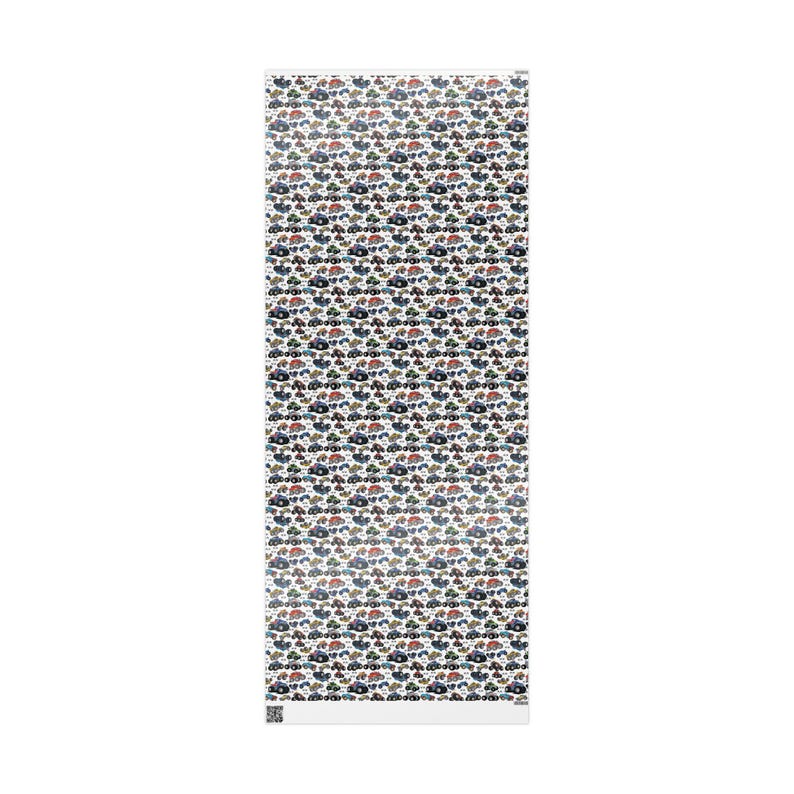 Gift Wrap Papers, wrapping paper - super fun monster trucks, fun boy or girl wrapping paper, unique gift wrap for kids image 8