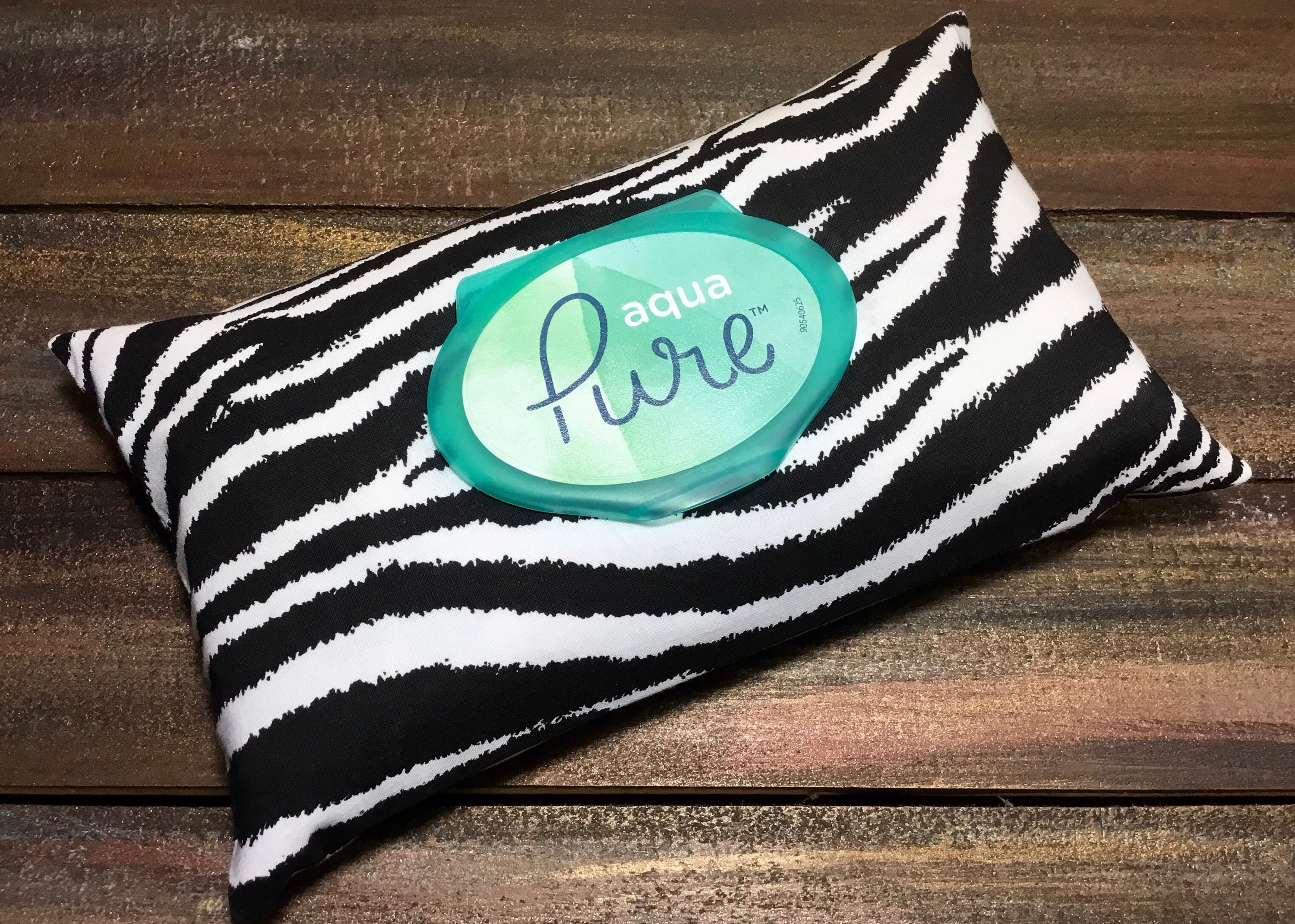 Red & Zebra Stripes Baby Wipes Case Red & Zebra Stripes Baby Wipes Case