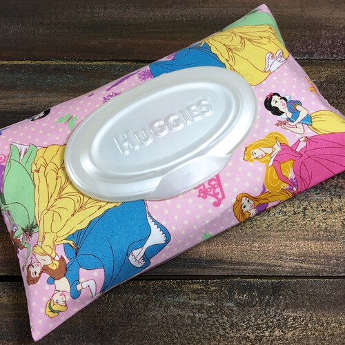 Disney Princess Print Wipe Case Travel Wipes Case Wipes Etsy