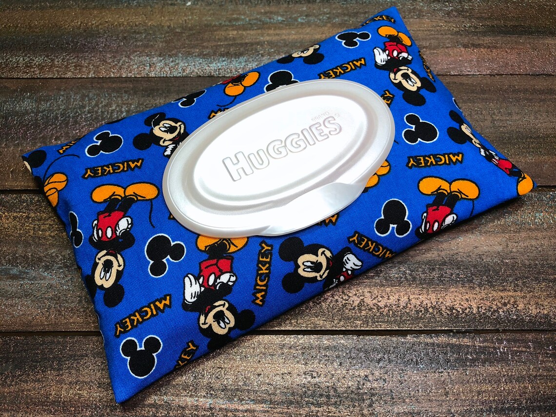 Mickey Mouse Wipe Case/ Travel Wipes Case / Wipes Cover / Etsy