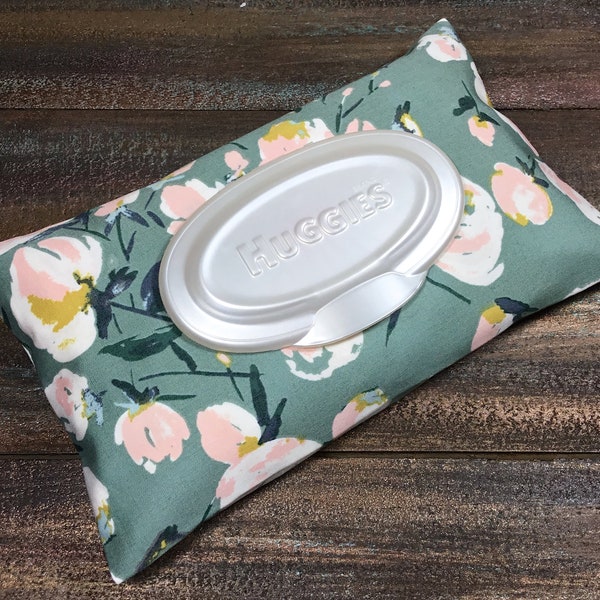 Floral Bloom Wipe Case, Wipes Case, Wipes Holder, Wipes Cover