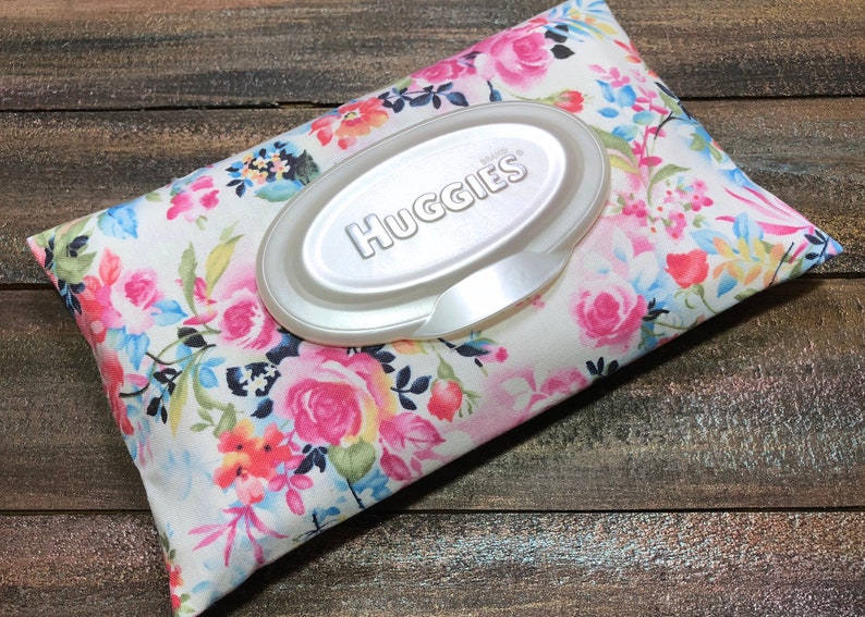 Vintage Floral Print Wipe Case / Travel Wipes Case / Wipes Etsy