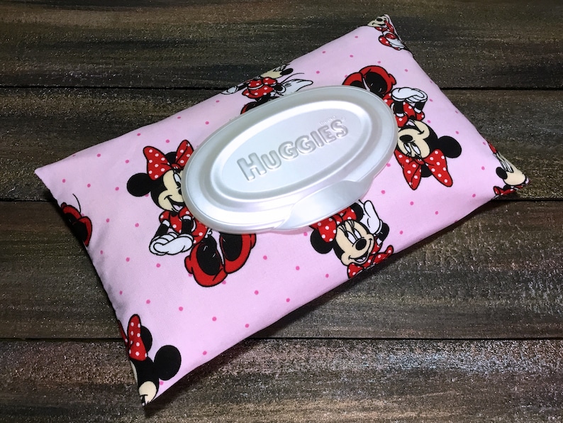 Minnie Mouse Print Wipe Case / Travel Wipes Case / Wipes Cover Etsy