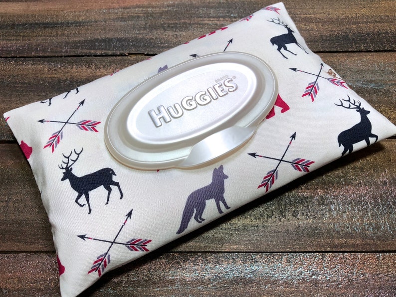 Woodland Print Wipe Case / Travel Wipes Case / Wipes Case Etsy