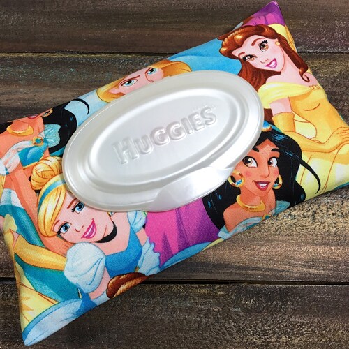 Disney Princess Print Wipe Case Travel Wipes Case Wipes Etsy