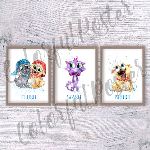 Puppy dog pals bathroom 2025