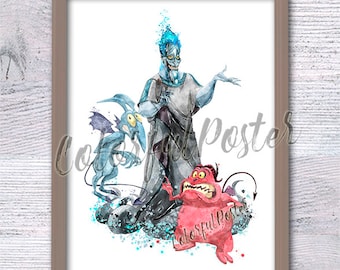 ハデスプリント - ディズニーヴィランズのポートレート、ディズニー