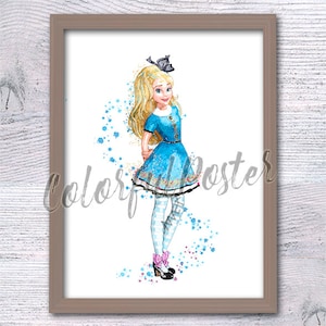 Descendants Ally print Alice daughter poster Home decor Descendants poster Gift for her Descendants print Wall art Birthday gift V651