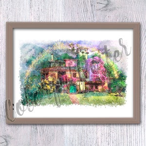 Casa Madrigal poster Encanto print  wall decor Encanto movie Nursery art Mirabel Madrigal   poster V813