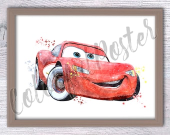 松ぼっくりのパステル画 Paint like a wipe [watercolor technique