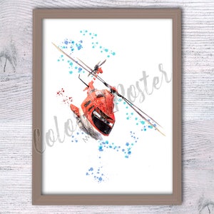 Planes  poster Blade Ranger print Playground decoration  wall decor Kids room wall art Nursery room decor V450