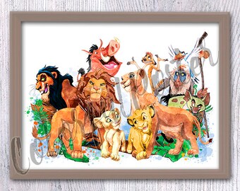 Lion King Pencil Etsy