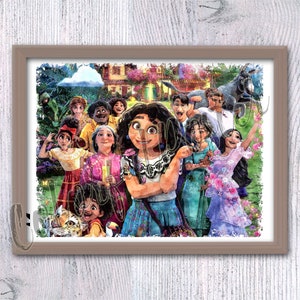 Encanto inspired print Encanto poster Encanto wall decor Encanto movie Nursery art Mirabel Madrigal poster Mirabel print V812