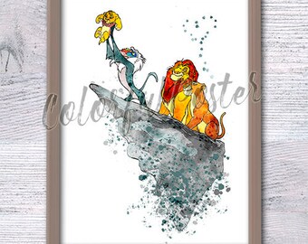 ライオンキング ディズニー シンバ リトグラフ ポスター 絵画 壁絵 Amazon.co.jp: Trends International ディズニー ライオンキング