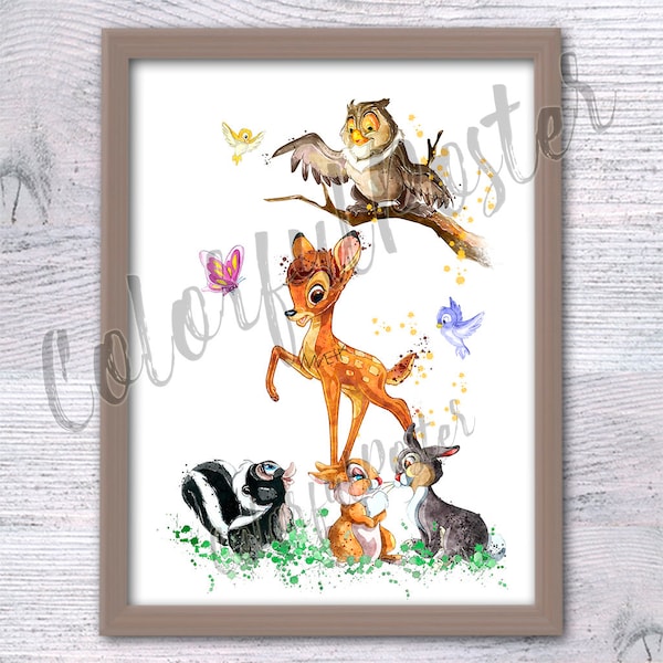 Lovely Bambi Wall Art main image 0