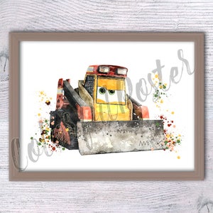 Planes Fire and Rescue Avalanche Print, Disney Wall Art, Kids Room Decor, Dusty Crophopper Fan Gift, Airplane Nursery Poster, Movie Art V411