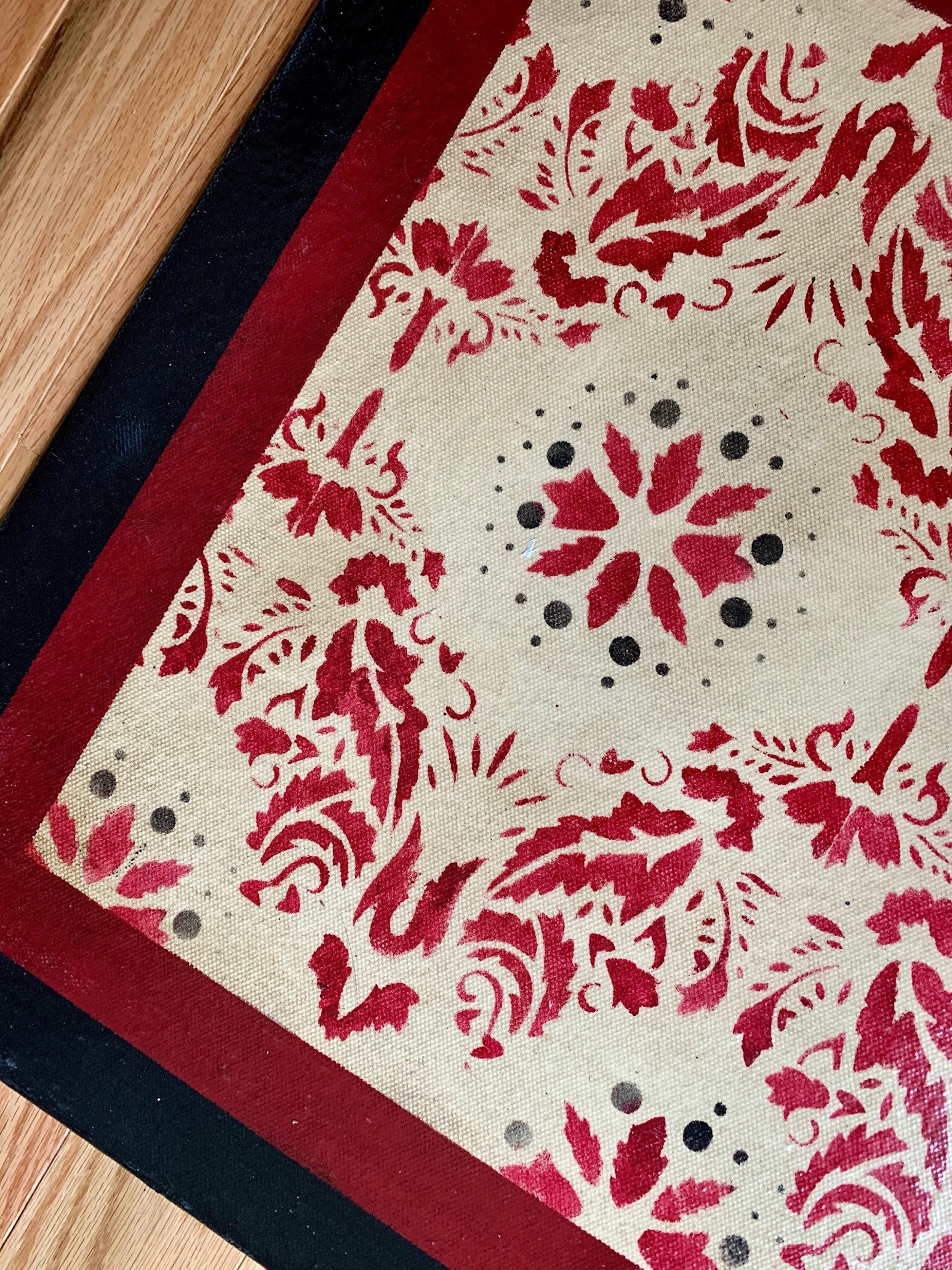 Historical Floorcloth Design Etsy