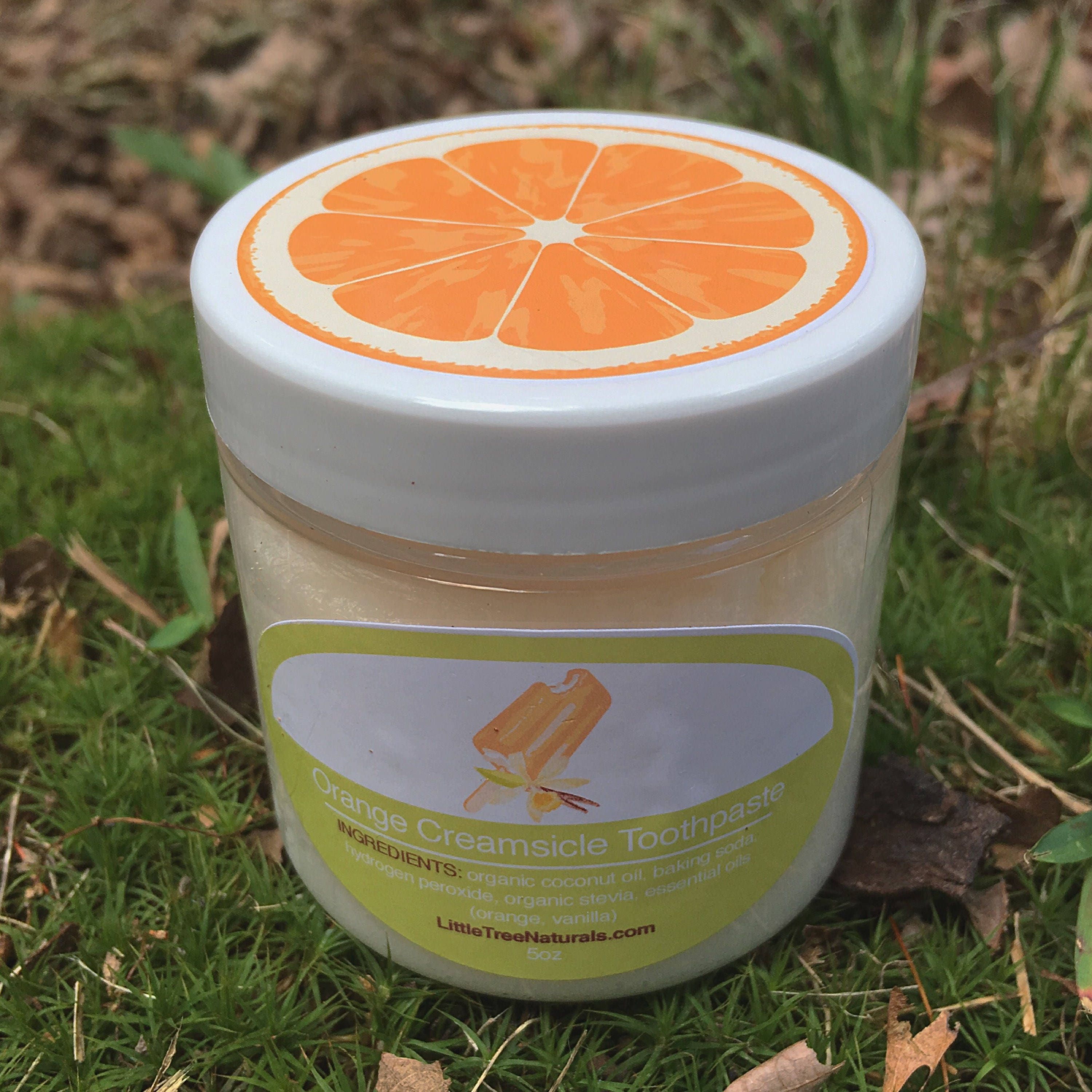 Orange Creamsicle Toothpaste Fluoride Free. Organic. All