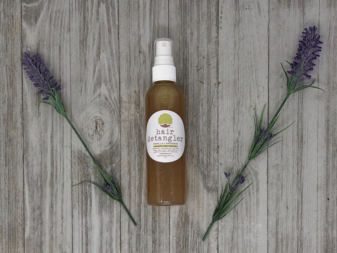 Hair Detangler marshmallow Root Vegan. Organic. All Etsy