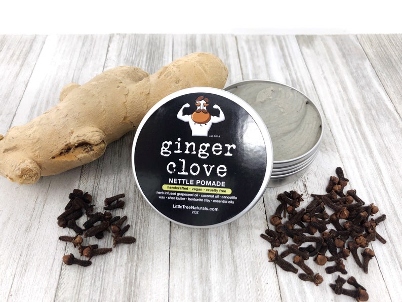 Hair Pomade ginger Clove Vegan. Organic. All Natural. Etsy
