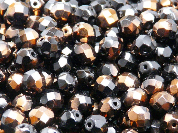 20 Perles Facettes Bohème Preciosa 8 Mm - Pour Création Bijoux DIY - Fabriqué En France