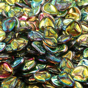 Las Mejores Ofertas En Verde En Forma De Lágrima Cristal Checo/esionado Cuentas Para Hacer Joyas | EBay