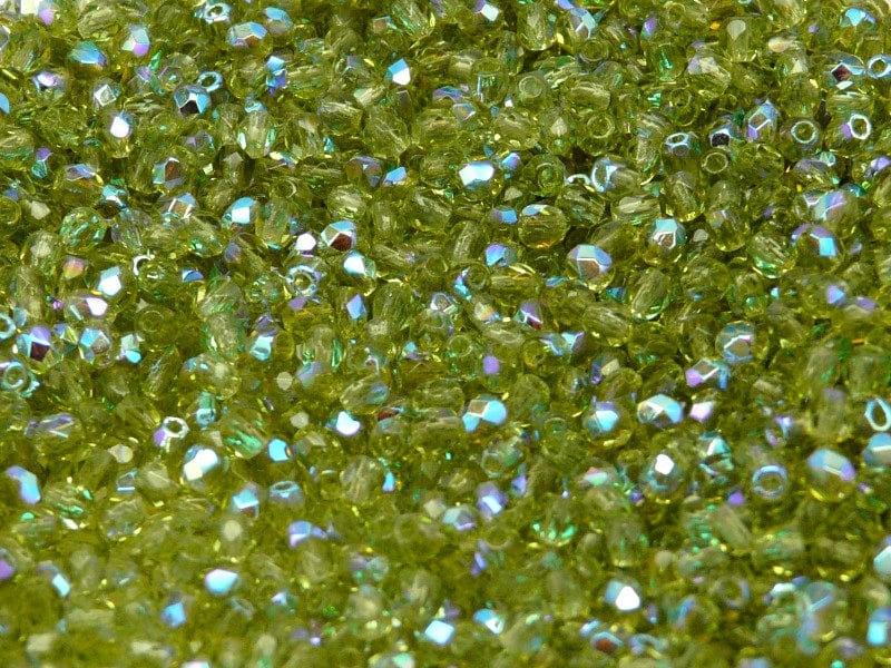 100 Perline Di Vetro Sfaccettato Ceco 8 Mm – Ametista AB, Lucidate A Fuoco, Per Gioielli Fai Da Te