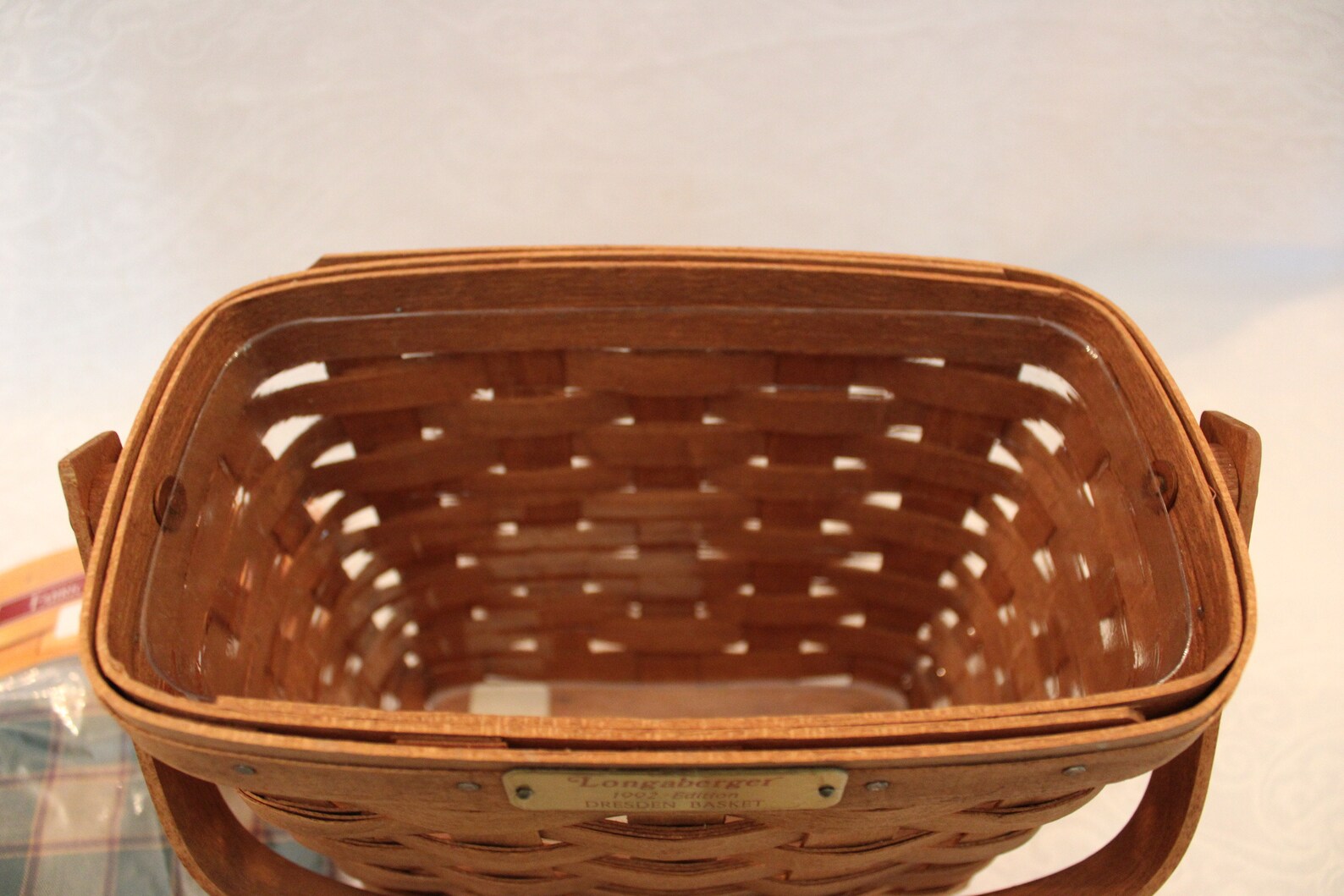 Dave Longaberger Autographed 1992 Longaberger Dresden Basket Etsy