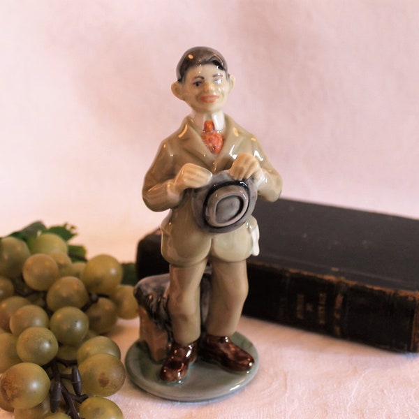 Little Mickey Mulligan 6" Figurine - Irish Porcelain in Excellent Condition, modelled by William Harper