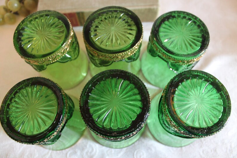 Set of 6 EAPG Antique U.S. Glass Souvenir Tumblers Colorado Etsy