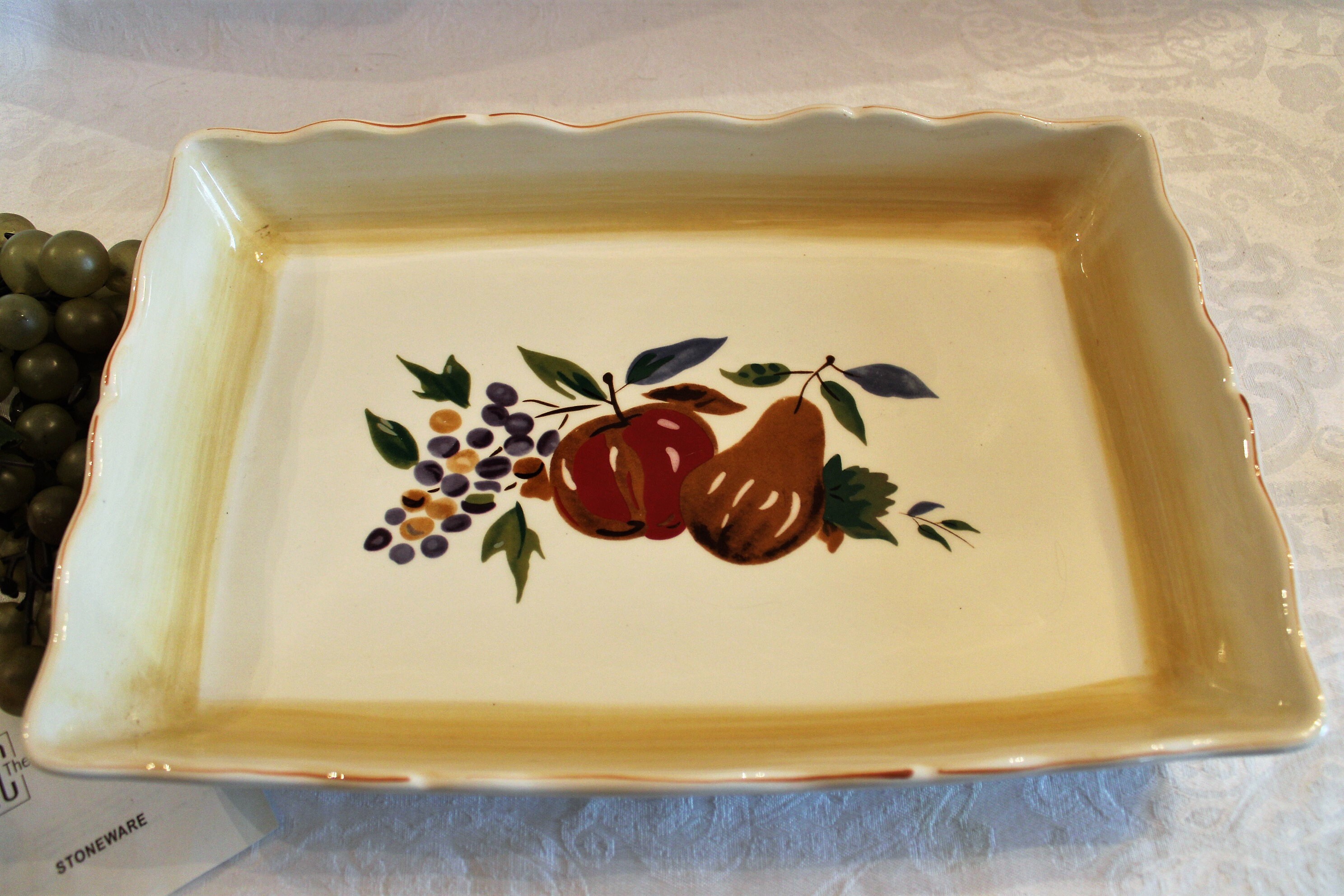 Longaberger Pottery 9 x 13 Baking Dish Napa Etsy