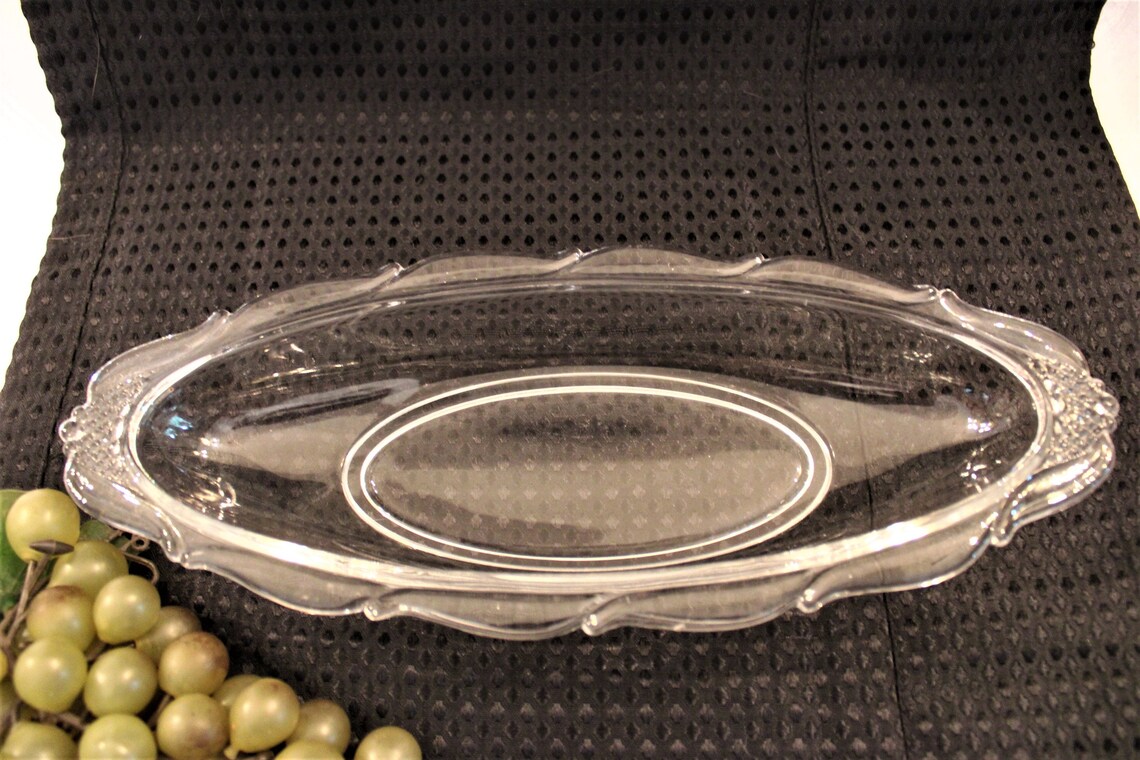 Heisey Glass Plantation 13 Celery Tray in Excellent Etsy