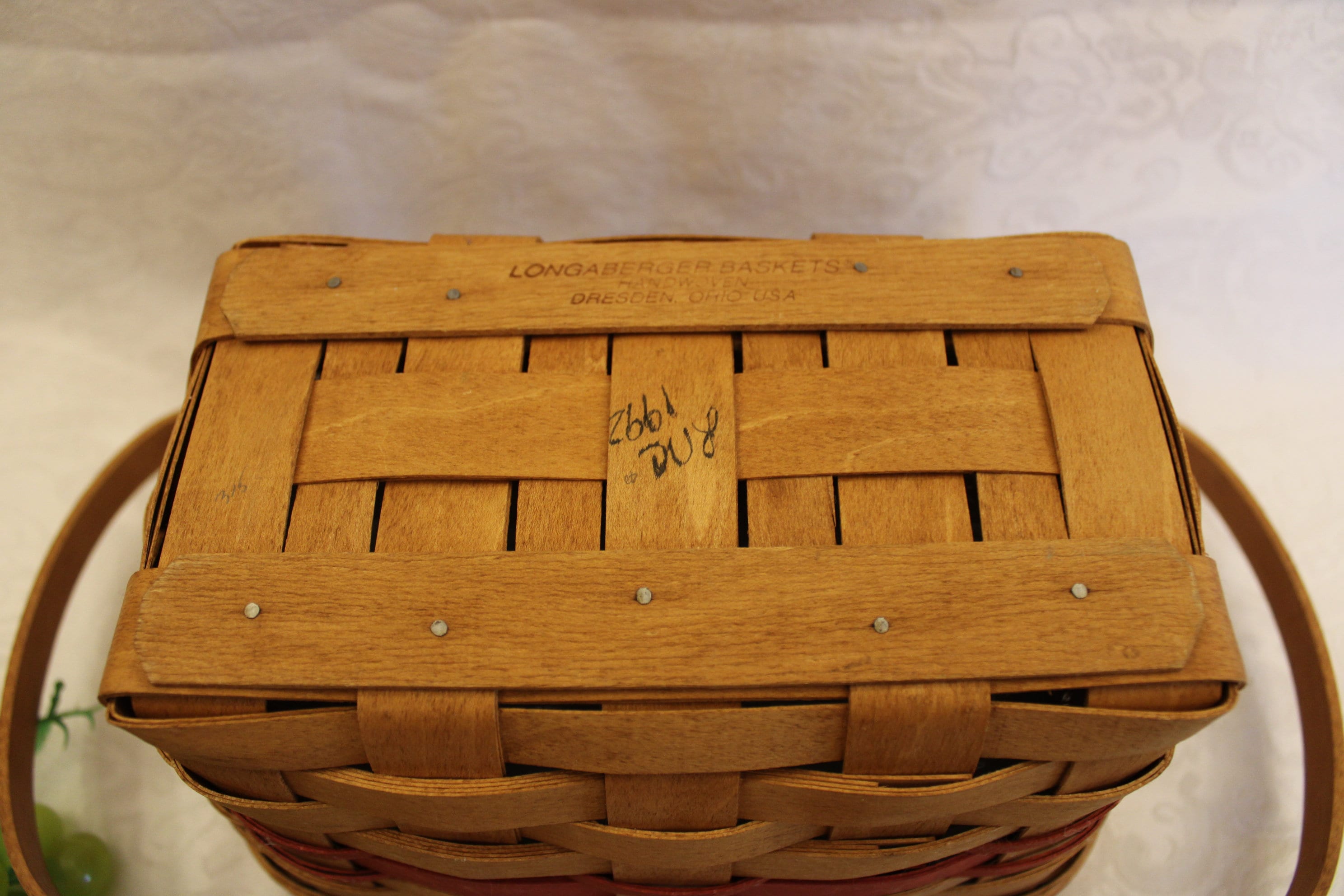 Longaberger Basket - 1992 Christmas Collection Season's Greetings
