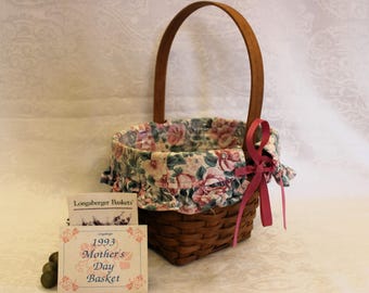 Longaberger Mother's Day Home Decor Basket | Choose From: 1991