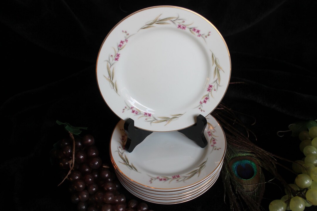 Set of 7 Prestige Cherry Blossom Bread Plates 6.5" - Etsy
