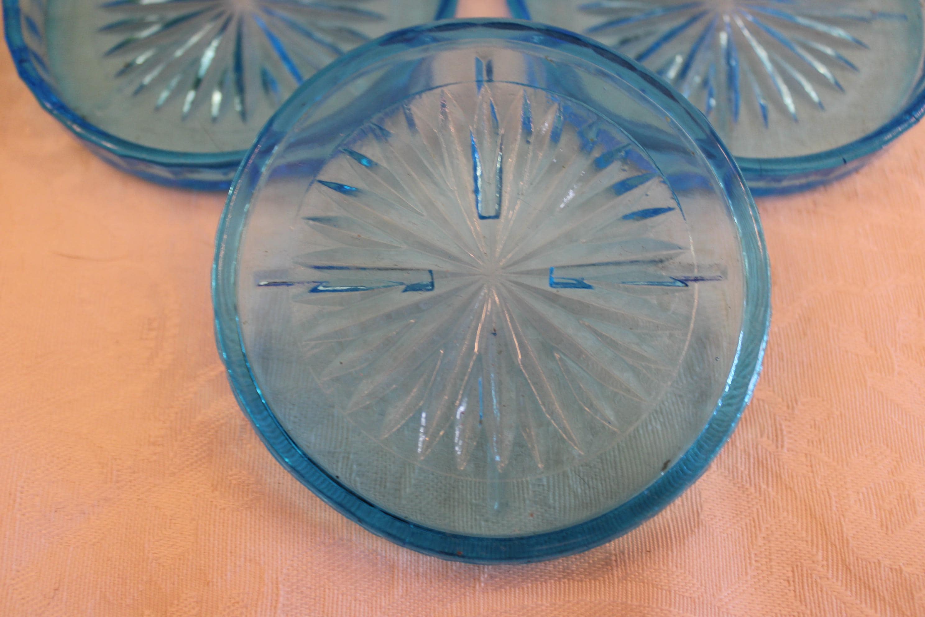 Rare Set of 3 Northwood Glass 3.25