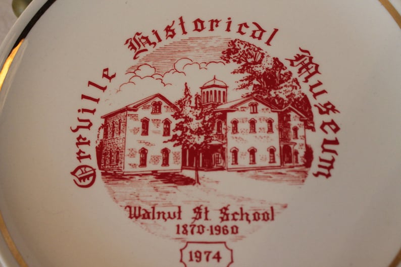 Orrville Ohio Historical Museum 1974 Commemorative Plate Etsy