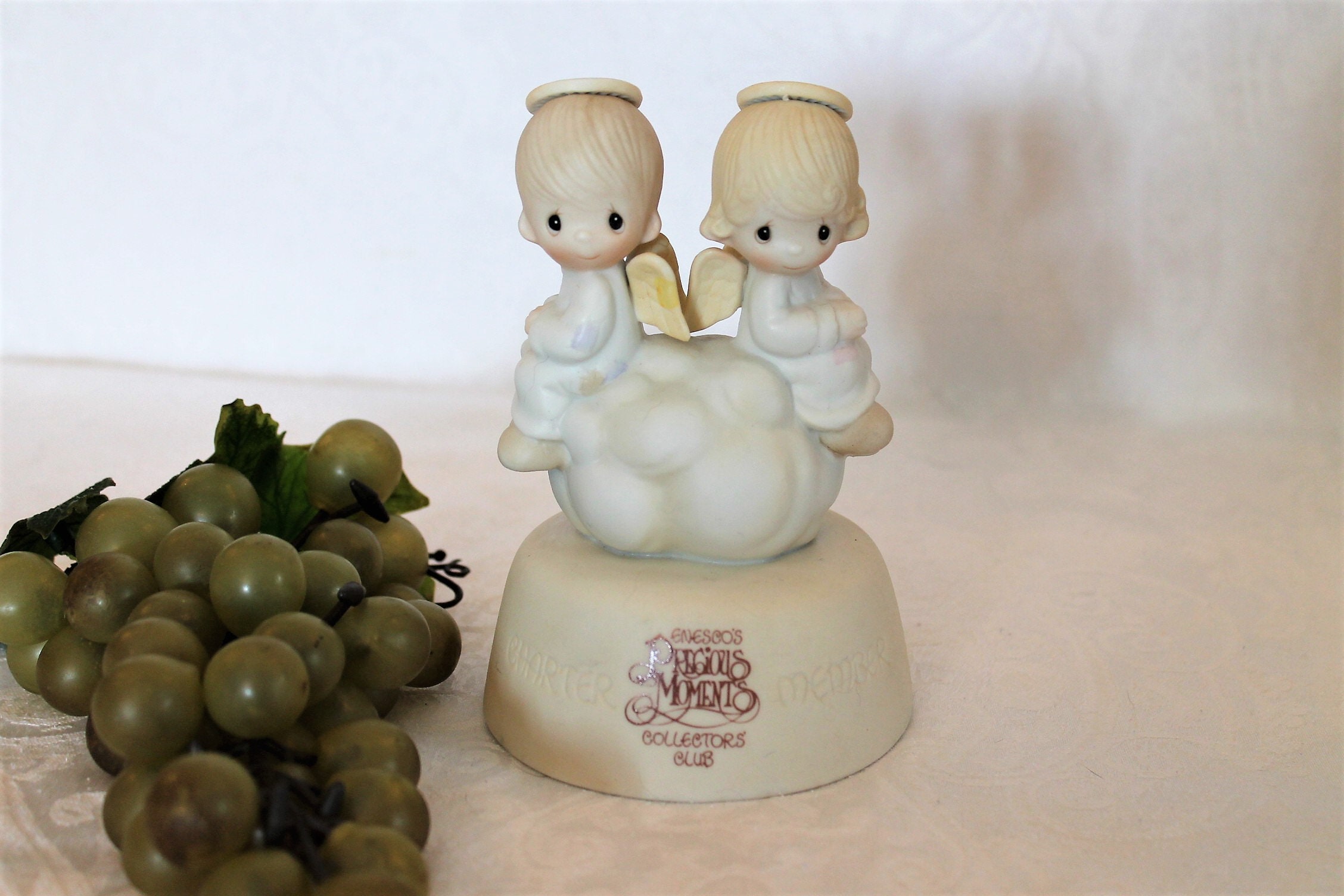 MUCH TOO ROMANTIC!～The Collectors 30th … Precious Moments 1979 Charter Member Figurine - Collector