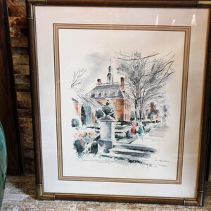 RESERVED FOR PAUL John Haymson Framed Picture - Governor's Palace