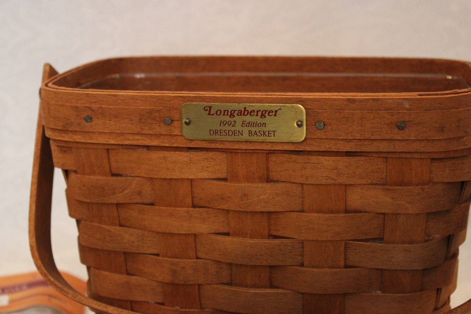 Dave Longaberger Autographed 1992 Longaberger Dresden Basket Etsy