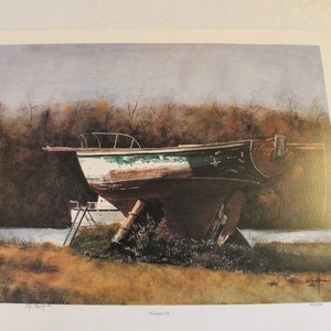 Vintage Leo Szydkowski Lithograph titled &quot;Windspiel IV&quot; - 14.5&quot; by 19&quot;, Artist Signed and Numbered