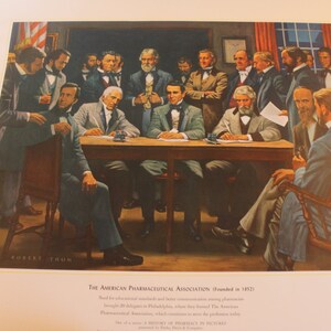 1955 A History of Pharmacy in Pictures: The American Pharmaceutical Association (Founded in 1852) - Parke, Davis & Co.