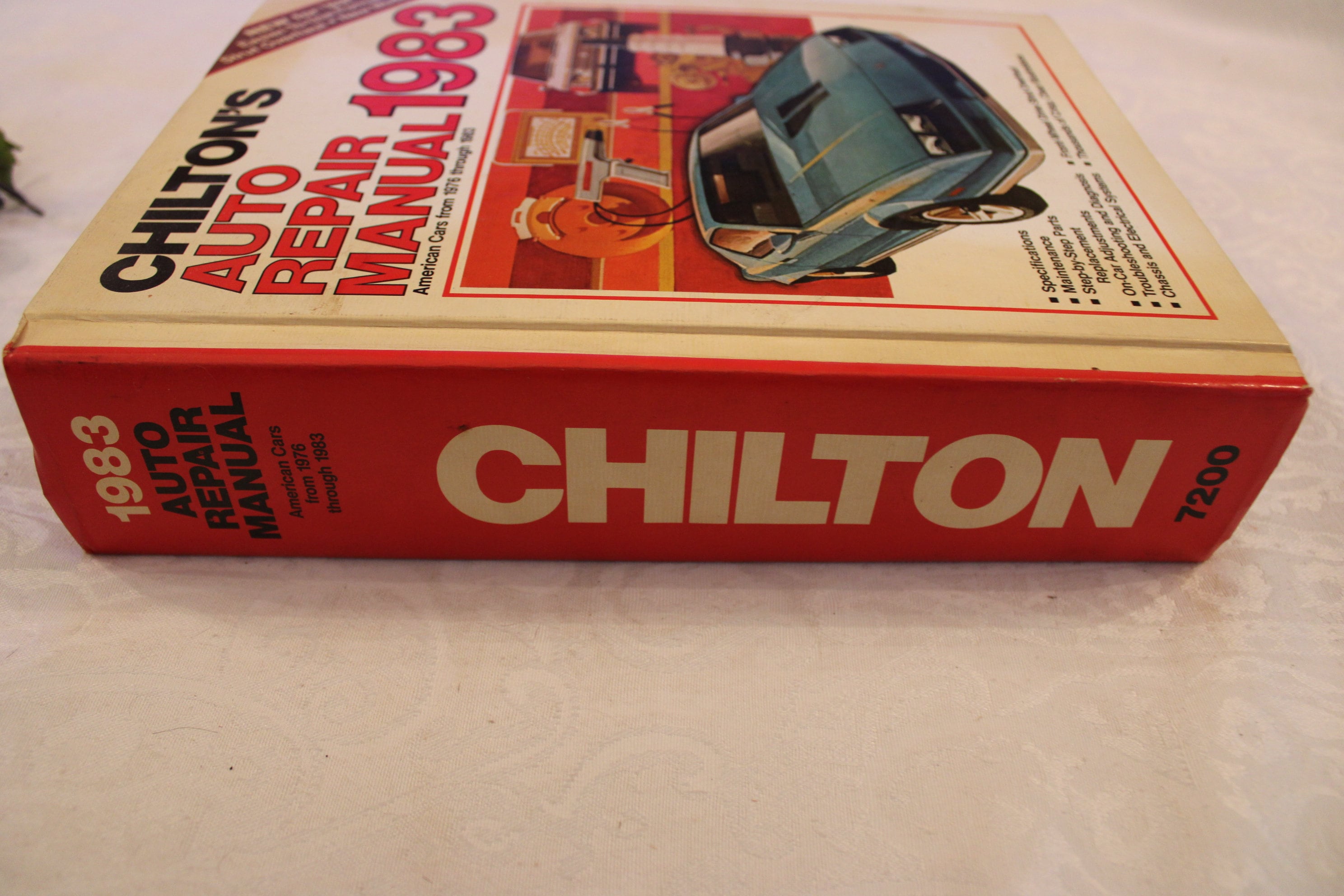 1983 Chilton's Auto Repair Manual Hardbound Book - American Cars