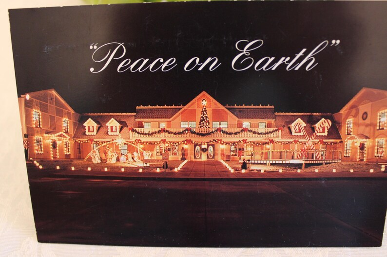 Lee Middleton Doll Factory Vintage Postcard - Christmas, Peace on Earth ...