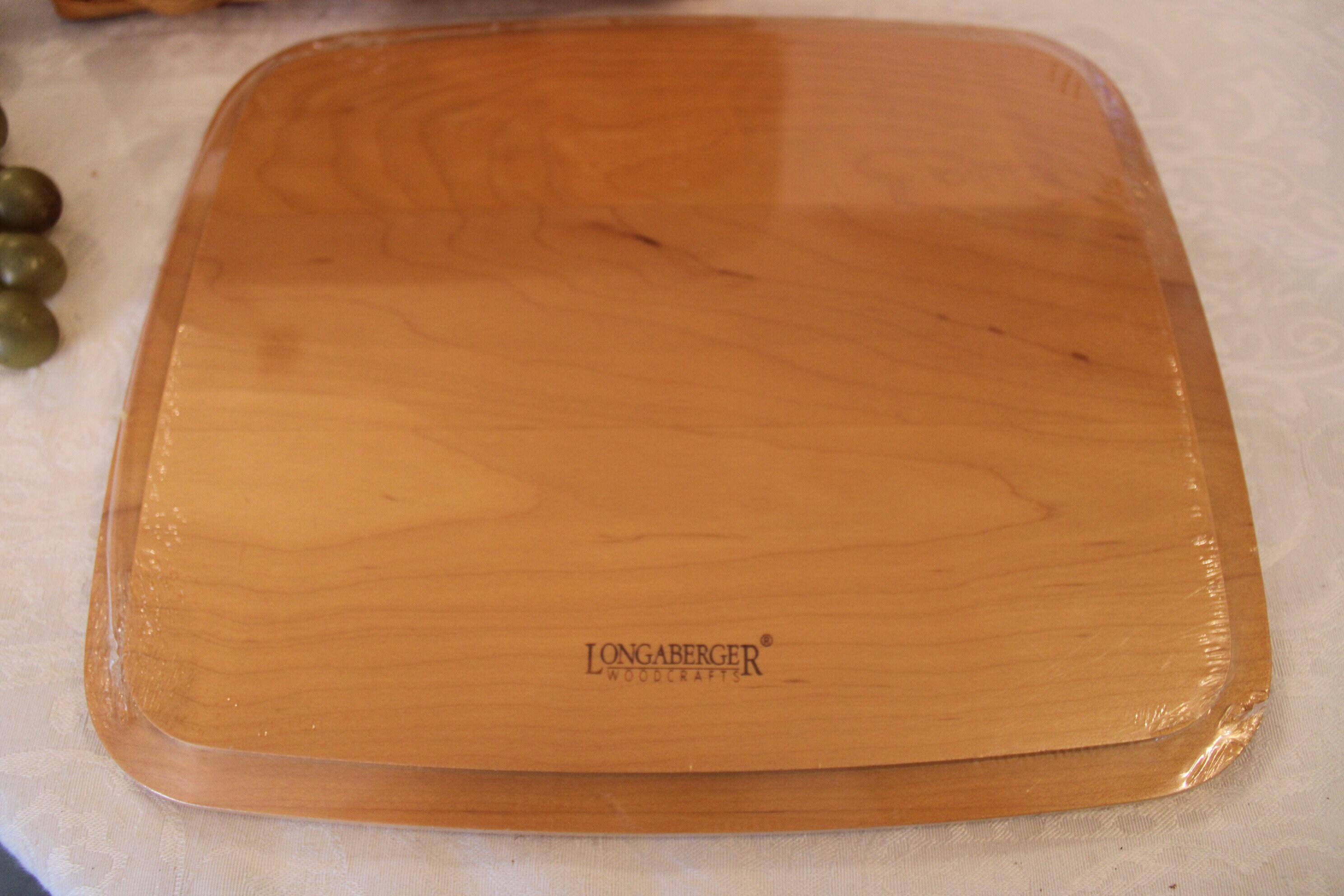 Longaberger Greeting Card Keeper Basket Combo with Wood Lid Etsy