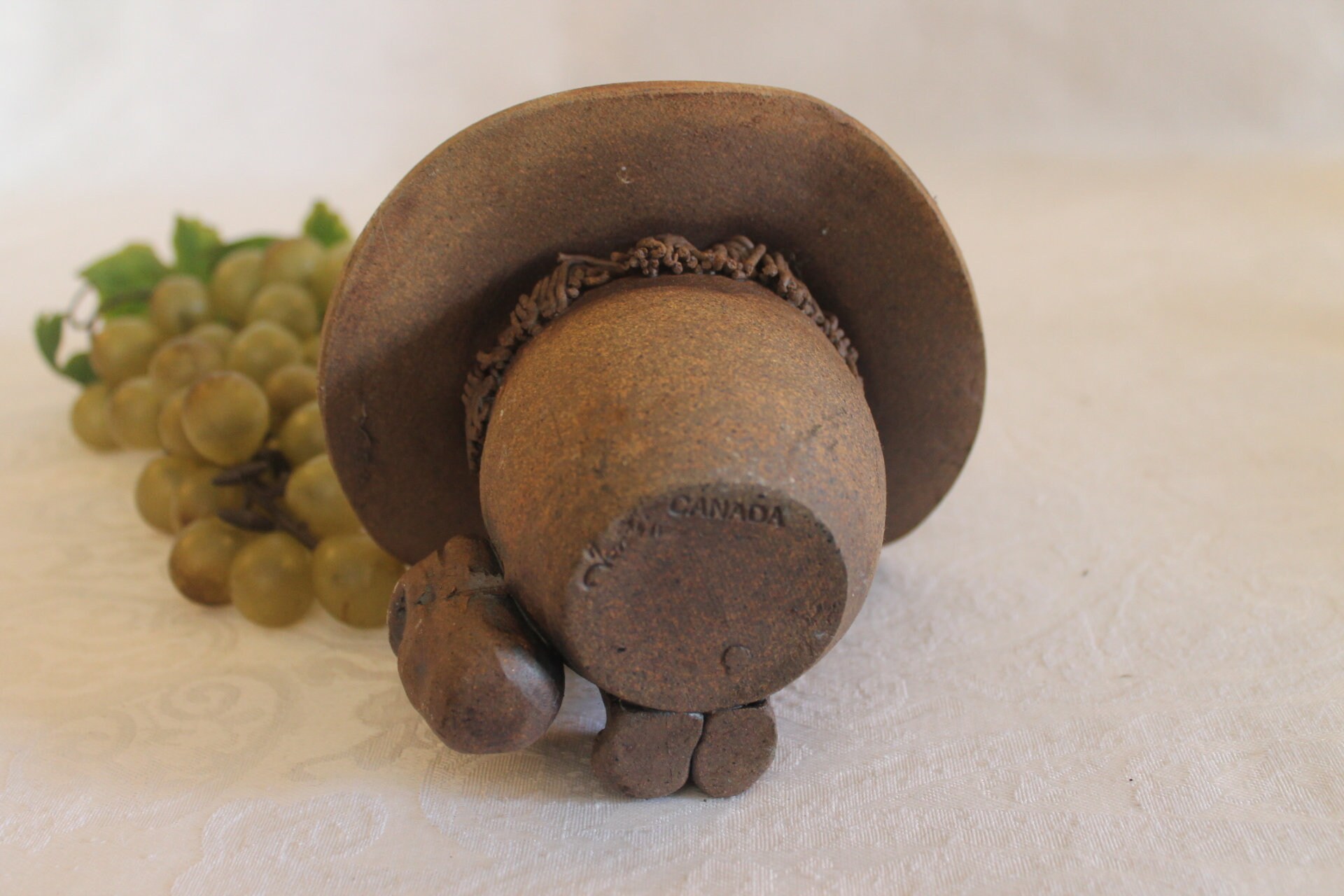 Vintage Canadian Stoneware Pottery Jughead 5.5 Figurine Etsy